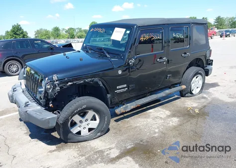 2017 Jeep Wrangler Unlimited Sport 4X4 from USA, damaged, VIN 1C4BJWDG7HL544974